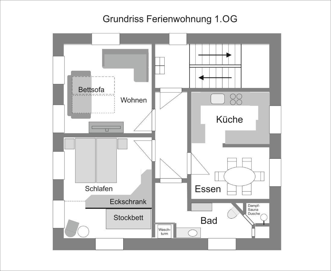Ferienwohnungen Im Fuerstenland ゴッサウ エクステリア 写真